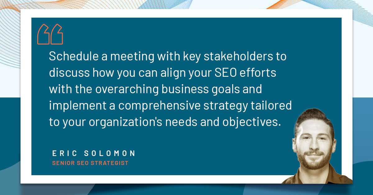 Eric Solomon Expert Quote - Enterprise SEO