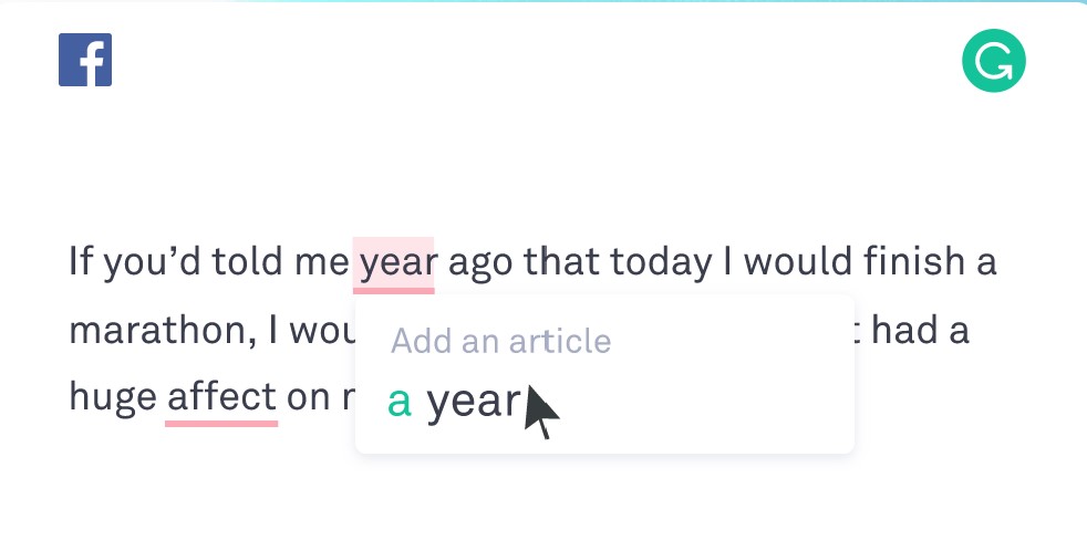 Grammarly Grammar Correction Tool