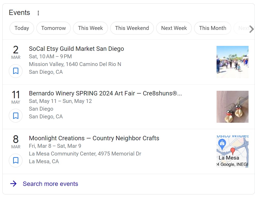 Examples of "Local SEO Rank "Near Me"