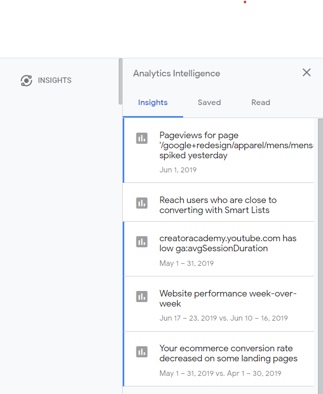 Monitor your Google Analytics Intelligence reports to maintain SEO rankings 