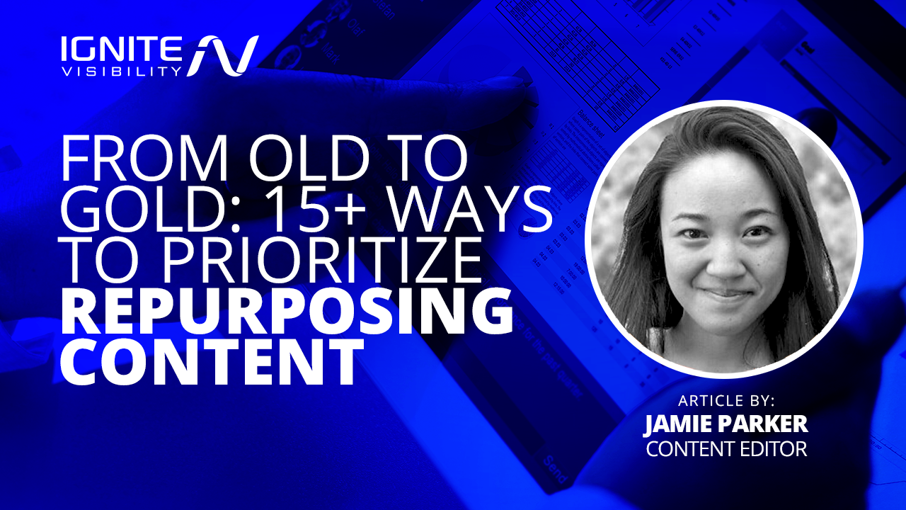 Repurposing Content with Jamie Parker