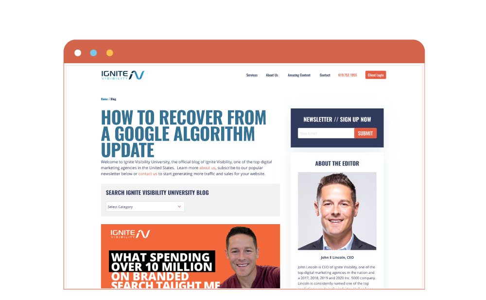 7 Steps to Recover from a Google Algorithm Update