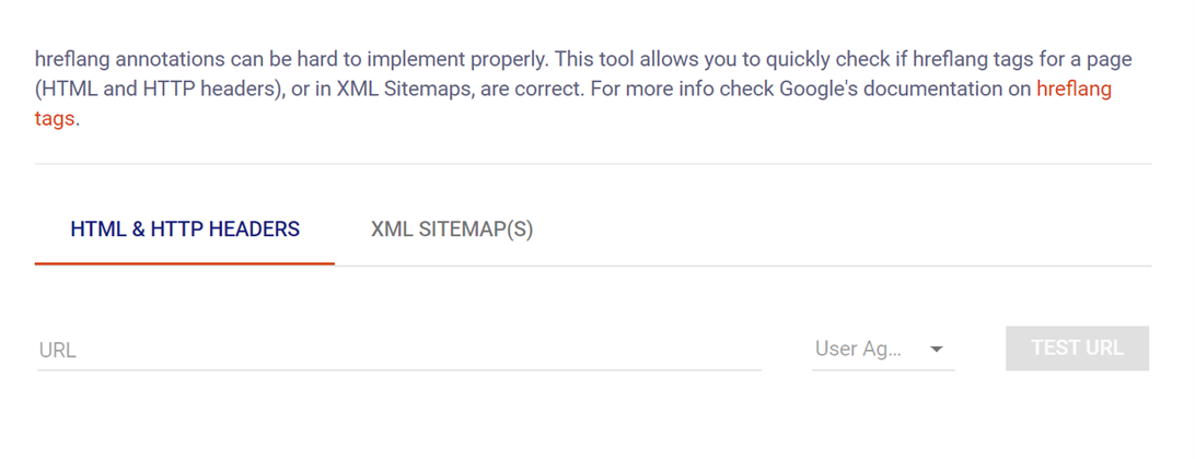 Hreflang Tags Testing Tool