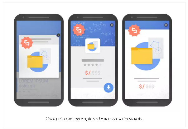 Google Intrusive Interstitials