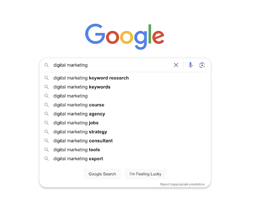 Keyword Research Using Google's Suggested Search Results