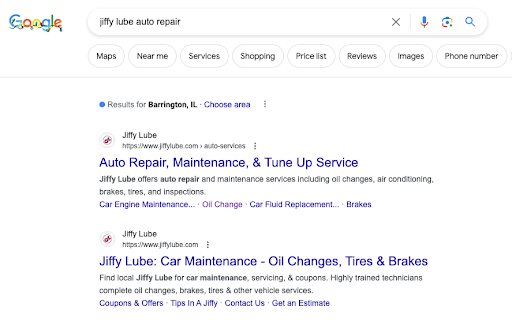 Commercial Search Intent Example - Buying Car Insurance