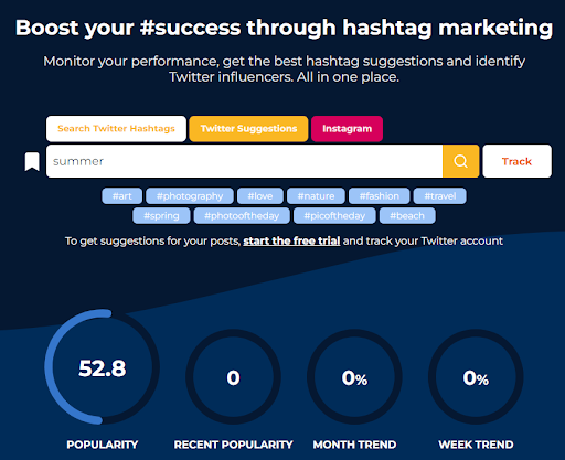 Hashtagify Tool - Hashtag Search