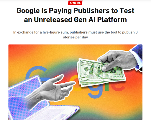 Google Violates It's Own AI Content Rules